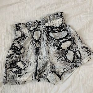 Snakeskin Shorts